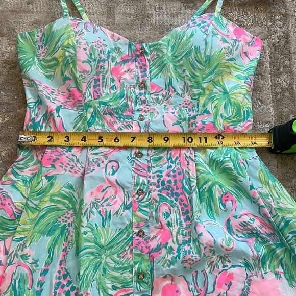 Lilly Pulitzer Pink and Green Easton Dress - Picture 14 of 15